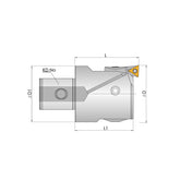 @Fine boring head(Selfbalancing series)  processing range φ32-4 105 - Makotools Industrial Supply Tools for Metal Cutting